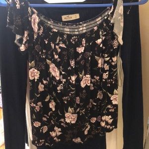 Off the shoulder American eagle top